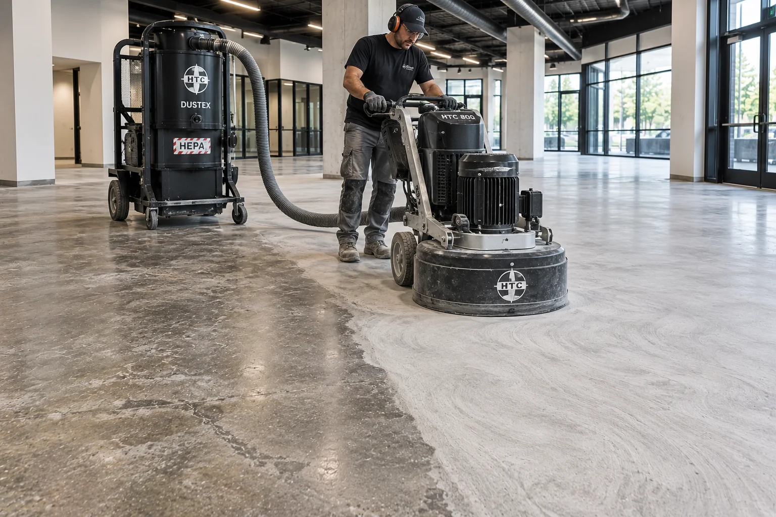 Concrete Grinding by Epoxy Plus Pro